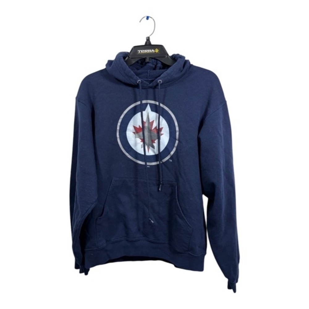 Fruit of the Loom Hoodie Womens Size Medium Winnipeg Jets NHL Logo Athletic